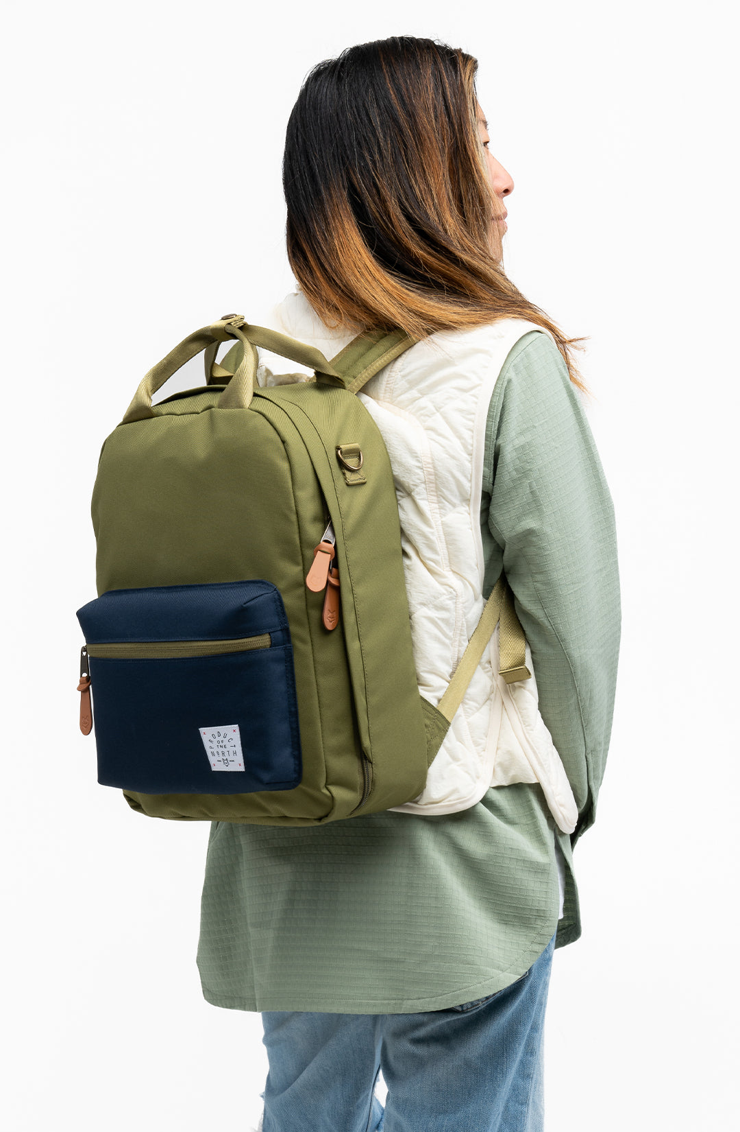 Pacific Pack Diaper Bag (Olive/Navy)